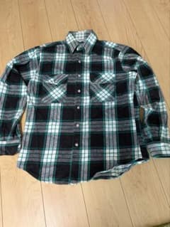 し*た様 デッドストック！70-80年代FIVE BROTHER チェック柄ネル デッドストック！70-80年代FIVE BROTHER チェック柄ネルシャツ M