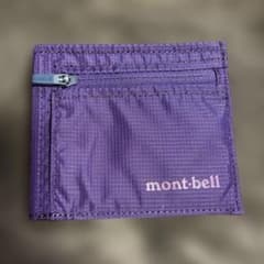 超美品 mont-bell モンベル フラットワレット パープル - メルカリ