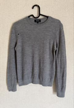 A.P.C. ウールニット セーター グレー Sサイズのサムネイル