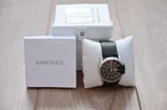 DIESEL ディーゼル 腕時計/クォーツ SS×レザー DZ-1295 - メルカリ