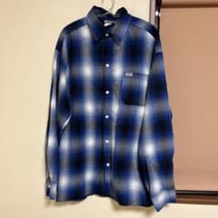 caltop キャルトップチェックシャツ　ROYAL BLUE / WHITEのサムネイル