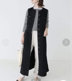 Spick&Span 【5 1/2 ジレワンピース　デニム】のサムネイル
