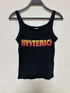 【M様専用】hysteric ロゴプリント タンクトップ キャミソールブラックのサムネイル