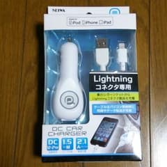 DCカーチャージャー+ケーブル（Lightningコネクタ）のサムネイル