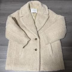 アナイ ANAYI カーリーウールAラインボアコート サイズ38 - メルカリ