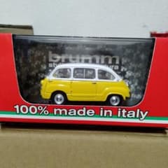 Brumm 1/43 Fiat 600D R333-10 限定 モデルカーのサムネイル