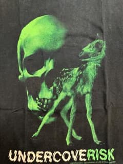 UNDERCOVER x RISK 10周年記念ビンテージTシャツ　黒　Ｌのサムネイル