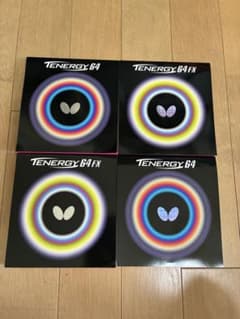 Butterfly TENERGY 64 & 64 FX ラバー4枚セットのサムネイル