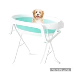 折りたたみ式　ペット用バスタブのサムネイル