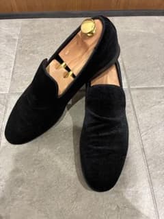 ZARA ベルベットスリップオンシューズ！ 値段交渉可能！のサムネイル