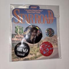 ALD1 ARNO STAR ROAD うちわ 缶バッジ Tシャツ アルノ ALD1 アルノ 缶バッジ STAR ROAD Pin Badge Set - メルカリ