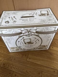 丸隆 化粧道具 ライト付きメイクアップミラーコスメBOX メイクボックスのサムネイル
