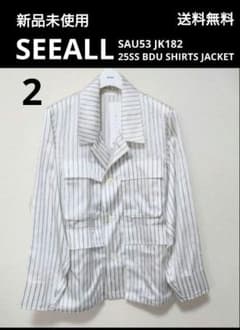 SEEALL 25SS BDU SHIRTS JACKET シルクコットン 2 - メルカリ