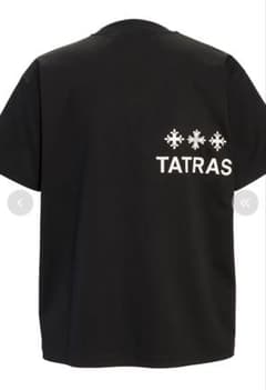 TATRAS ロゴプリント クルーネック Tシャツ ブラックのサムネイル