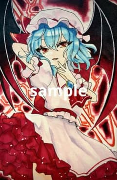 東方Project 手描きイラスト レミリア・スカーレット ファンアート