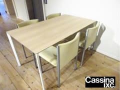 大特価！Cassina IXC　リトモ　テーブル＆リマ　チェア　5点セット　美品 大特価！Cassina IXC リトモ テーブル＆リマ チェア 5点セット 美品