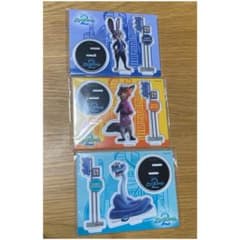 ズートピア 一番くじ G賞3点セットのサムネイル