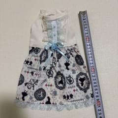 犬服 ワンピース 不思議の国のアリス風のサムネイル