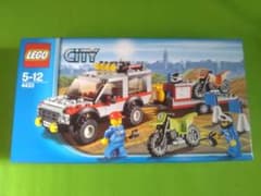 레고(LEGO) 시티타운 4WD 오토바이 캐리어 4433(폐판)