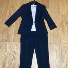 THE SUIT COMPANY 夏用スーツ36 七分袖　カットソー白付きのサムネイル