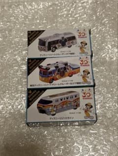 ディズニー　トミカ　30周年　トミカ3台セットのサムネイル