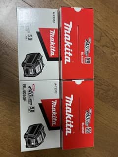 マキタ　40Vバッテリー BL4050F 4個のサムネイル