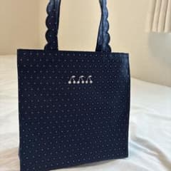 新品】elu. エル フルールトート Flower dot スモール ネイビー - メルカリ