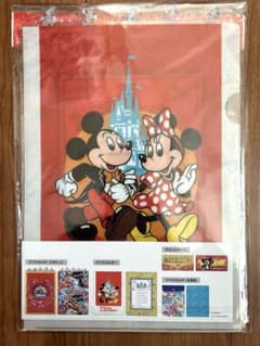 ディズニー　40周年　メモリーゴーラウンド　クリアファイル4点セット ミッキーのサムネイル