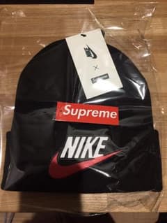 シュプリーム ナイキ beanie blackのサムネイル