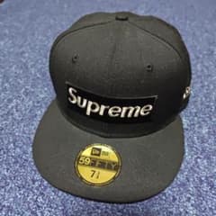 Supreme New Era 59FIFTY Cap Black 7 3/8 - メルカリ