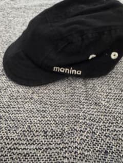 manina キッズ キャップ ブラックのサムネイル