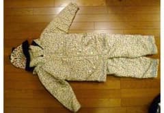 ハナアンダーソン 花柄スキーウエアとお揃いの帽子 可愛いのサムネイル