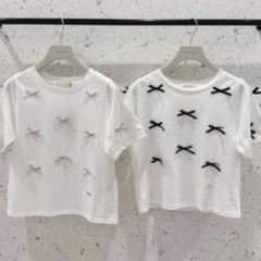 Án MILLE リボンデザインTシャツのサムネイル