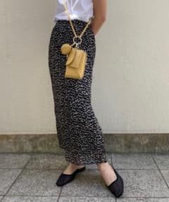 CAPRICIEUX LE'MAGE  プリントワッシャーストレートスカートのサムネイル