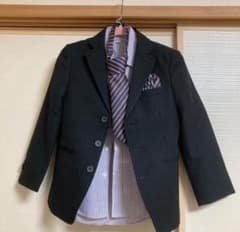 フォーマルスーツセット 120A 黒のサムネイル