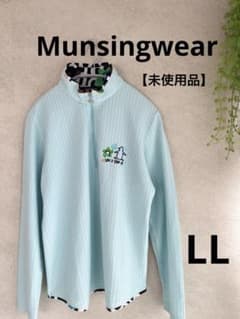 美品】マンシングウェア ハーフジップ 長袖シャツ レディース ゴルフ