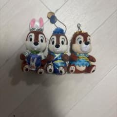 東京ディズニーリゾート ぬいぐるみバッジ 3点セットのサムネイル