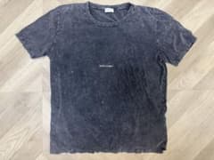 SAINT LAURENT サンローラン ウォッシュ加工 ブラックT XL - メルカリ