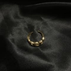 チェーンデザイン リング ゴールドカラーのサムネイル