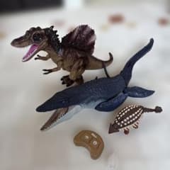 ジュラシックワールド　爆氷ブリザードスピノ　モササウルス　アンキロサウルス ジュラシックワールド 爆氷ブリザードスピノ モササウルス アンキロ