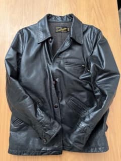Cootieブラックレザージャケット M 中古のサムネイル