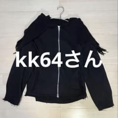 GRANCY Knit Layered Design Zip Hoodieのサムネイル
