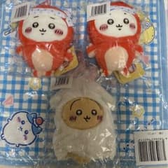 ちいかわ ハチワレ うさぎ たこイカくじ C賞 ぬいぐるみ 3個セット