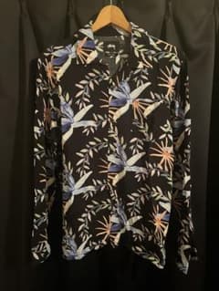 STUSSY フローラル レーヨンシャツのサムネイル