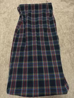 ZARA チェック柄 ロングタイトスカートのサムネイル