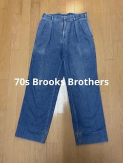 70s Brooks Brothers デニムスラックス made in USA - メルカリ