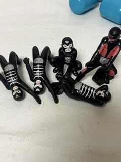 仮面ライダー ショッカー戦闘員デスク侵略大作戦フィギュア 4体のサムネイル