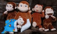 おさるのジョージ ぬいぐるみ 5体セット