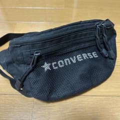 CONVERSE ボディバッグ ウエストポーチ ブラックのサムネイル