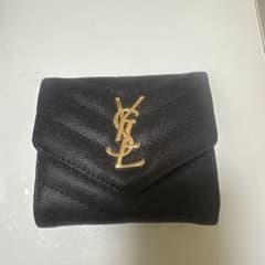 YSL 二つ折り財布 黒のサムネイル